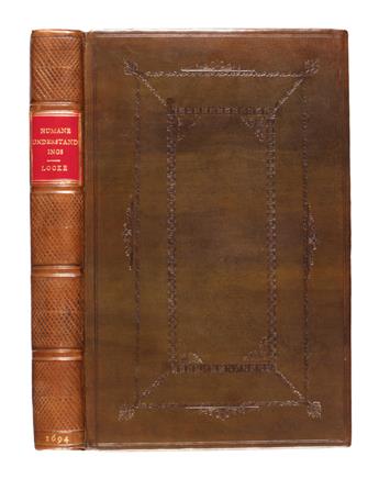 LOCKE, JOHN. An Essay concerning Humane Understanding. 1694